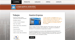 Desktop Screenshot of cerrajeriaservitec.com