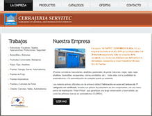 Tablet Screenshot of cerrajeriaservitec.com